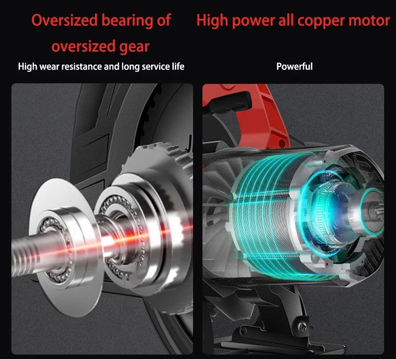 High wear resistance and long service life